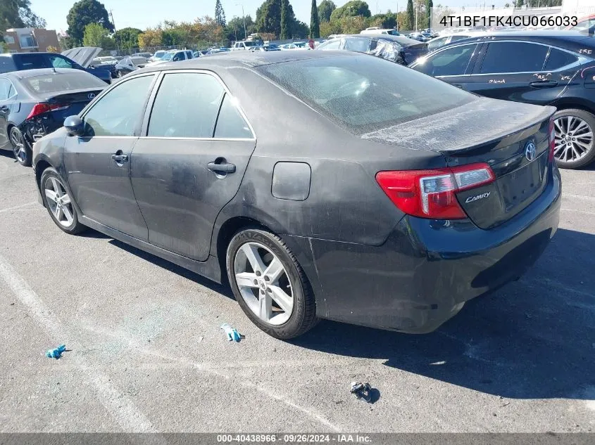 4T1BF1FK4CU066033 2012 Toyota Camry Se/Le/Xle