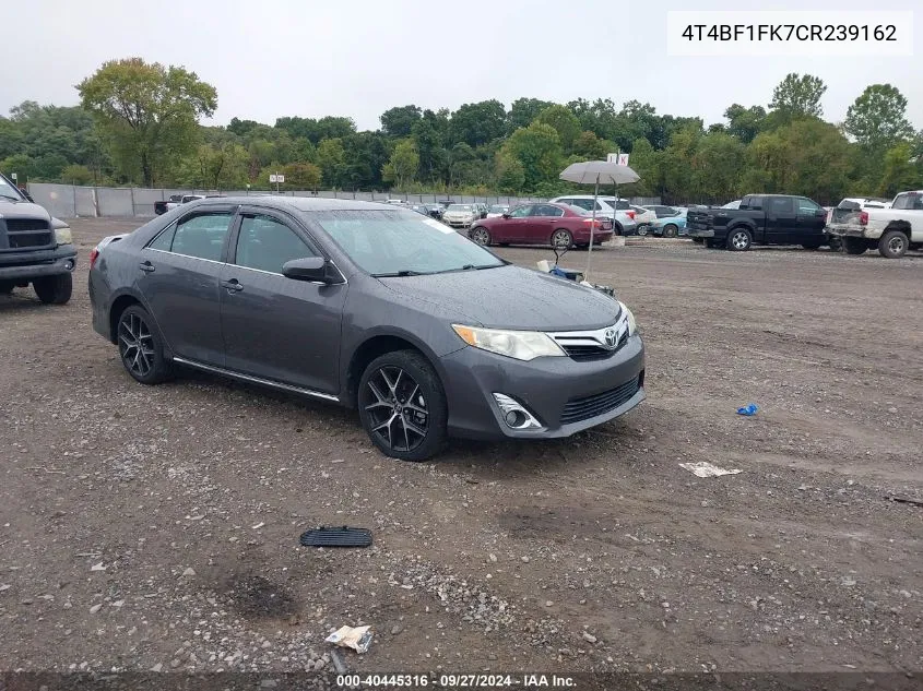 4T4BF1FK7CR239162 2012 Toyota Camry Le