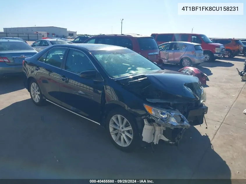 4T1BF1FK8CU158231 2012 Toyota Camry Se/Le/Xle