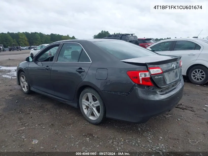 4T1BF1FK1CU601674 2012 Toyota Camry Se