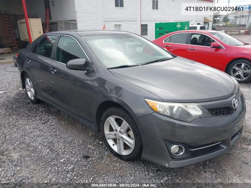 2012 Toyota Camry Hybrid Xle VIN: 4T1BD1FK8CU029461 Lot: 40470836