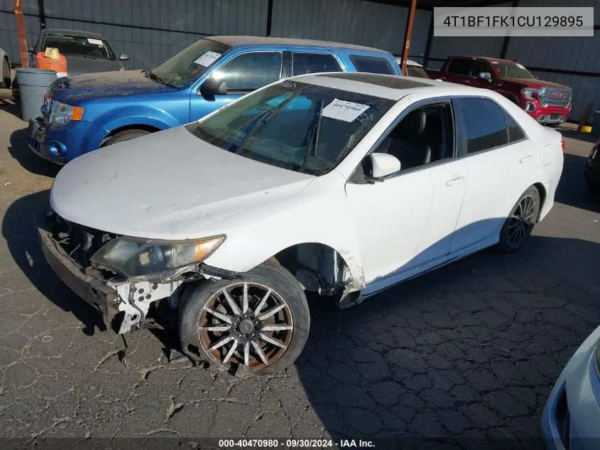 4T1BF1FK1CU129895 2012 Toyota Camry Se