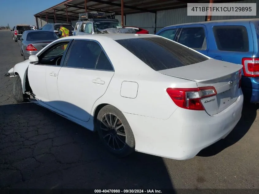 4T1BF1FK1CU129895 2012 Toyota Camry Se