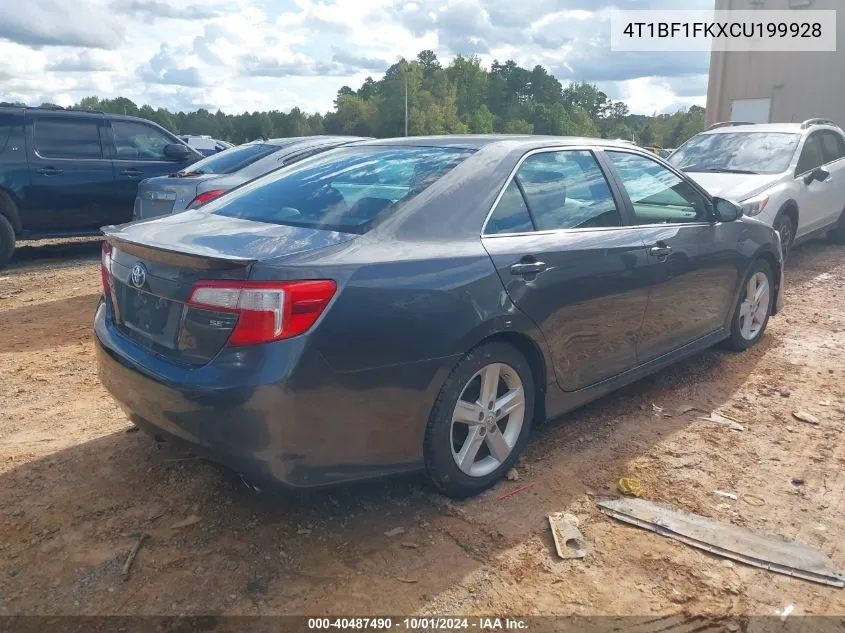 4T1BF1FKXCU199928 2012 Toyota Camry Se