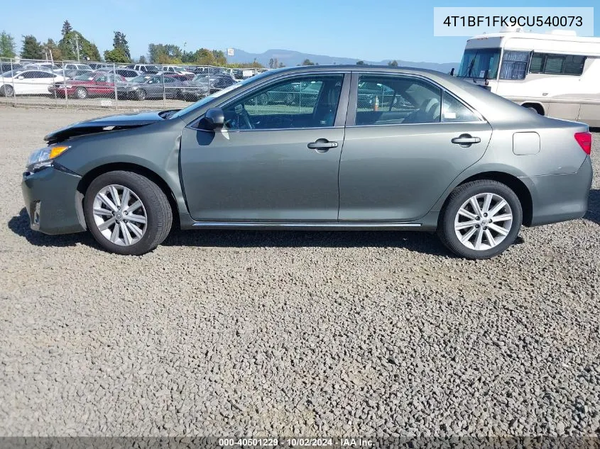 4T1BF1FK9CU540073 2012 Toyota Camry Xle