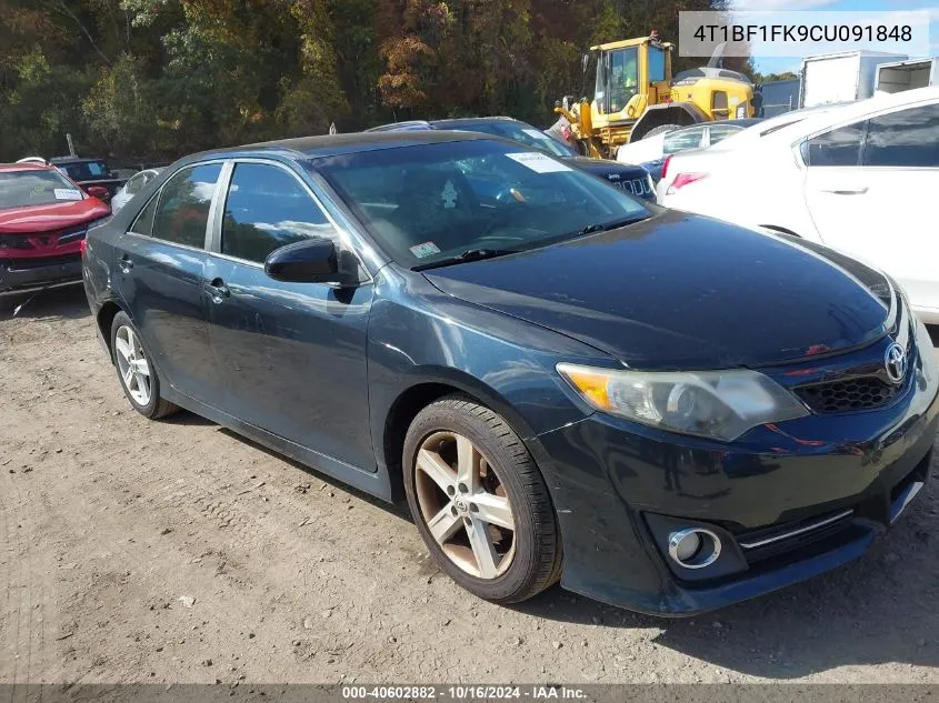 4T1BF1FK9CU091848 2012 Toyota Camry Se