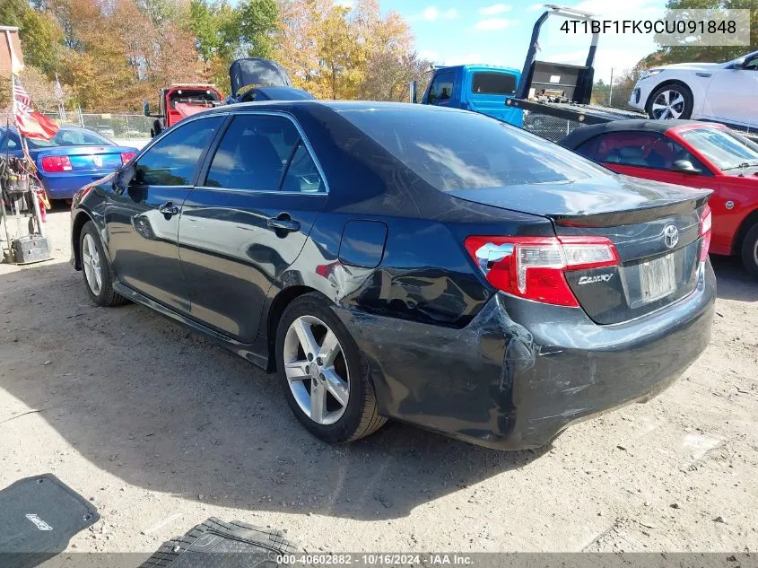 4T1BF1FK9CU091848 2012 Toyota Camry Se