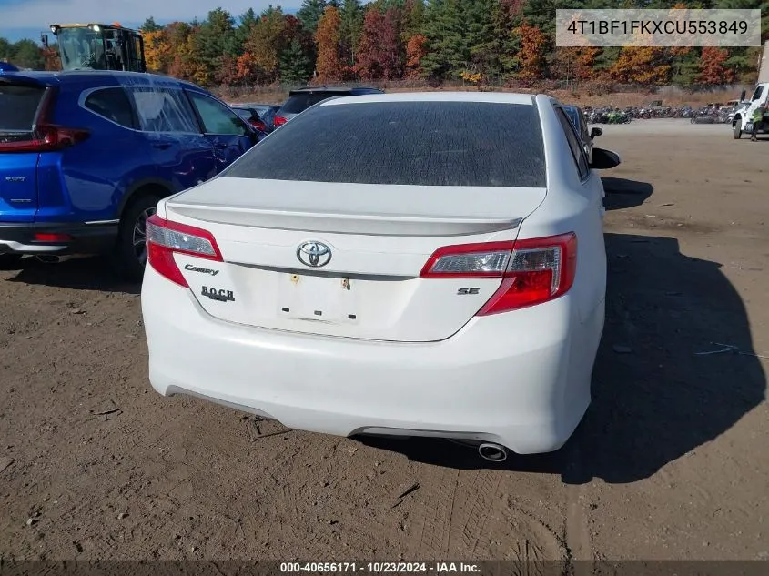 4T1BF1FKXCU553849 2012 Toyota Camry Se