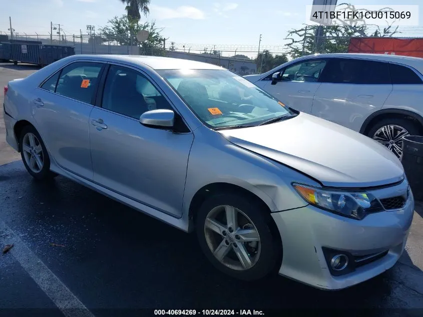 4T1BF1FK1CU015069 2012 Toyota Camry Se