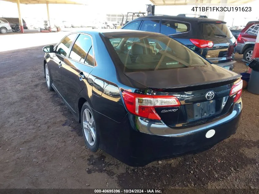 4T1BF1FK3CU191623 2012 Toyota Camry Se