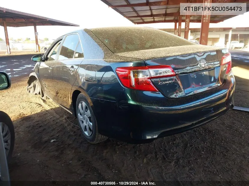 4T1BF1FK5CU054473 2012 Toyota Camry Le