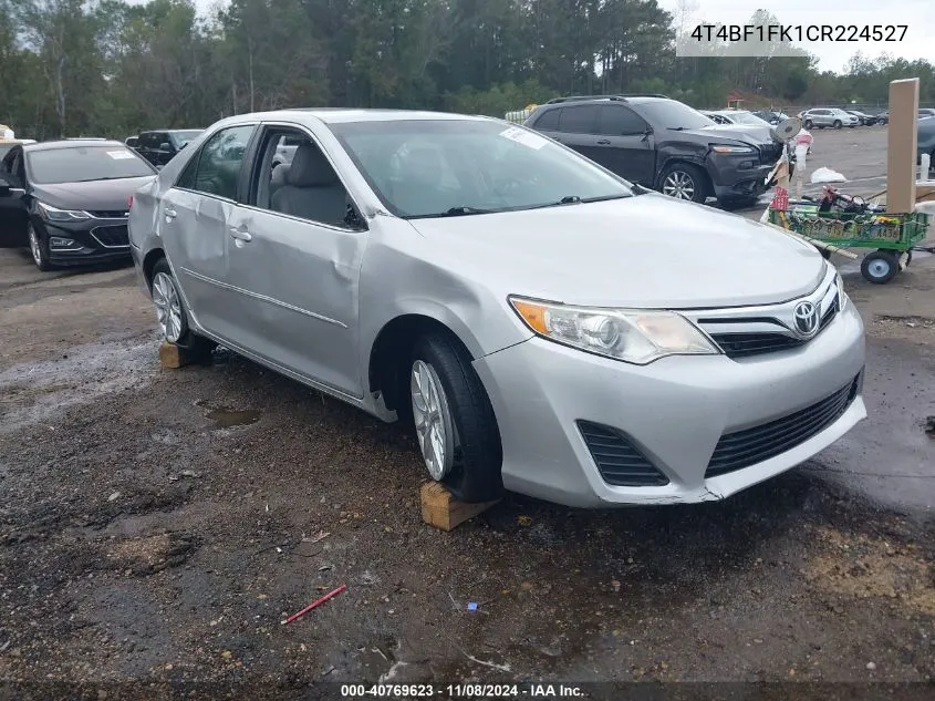 4T4BF1FK1CR224527 2012 Toyota Camry Le