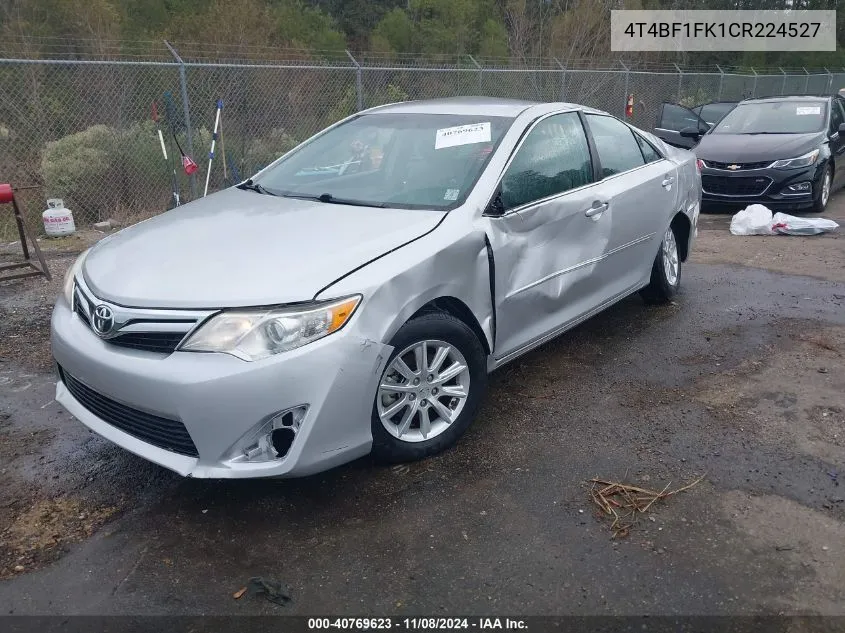 4T4BF1FK1CR224527 2012 Toyota Camry Le