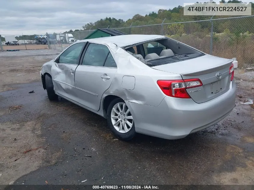 4T4BF1FK1CR224527 2012 Toyota Camry Le