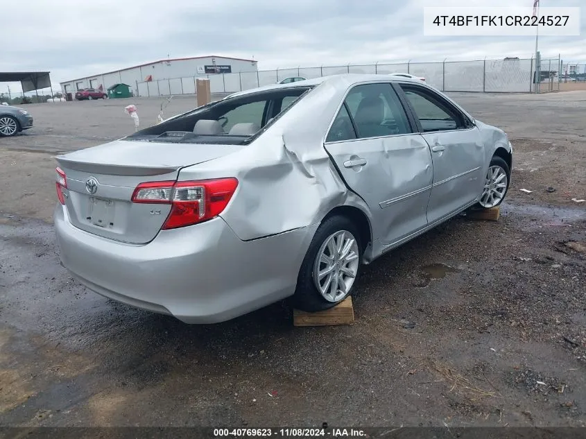 4T4BF1FK1CR224527 2012 Toyota Camry Le