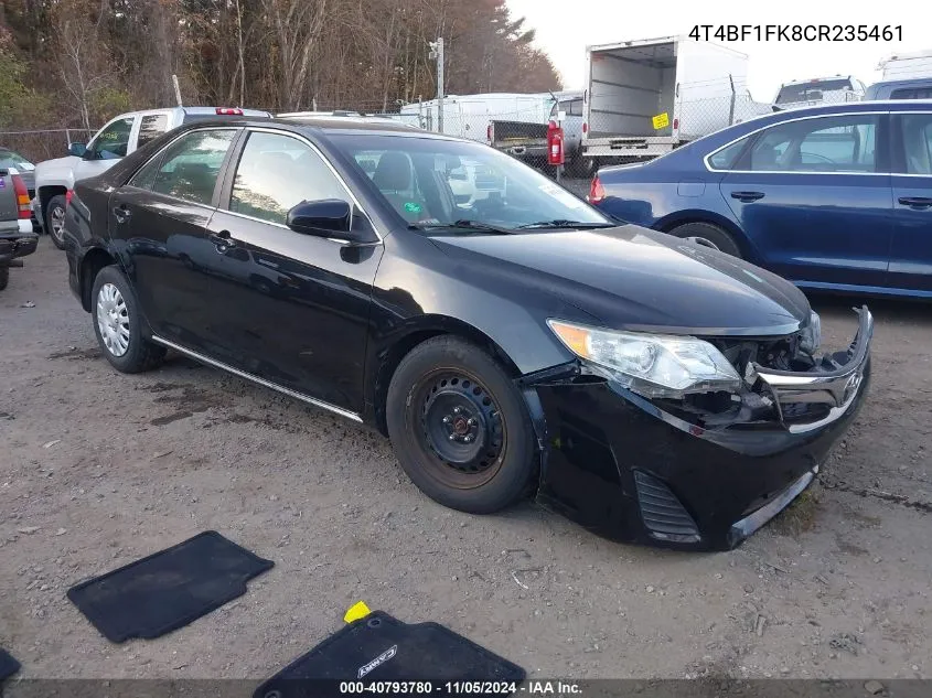 2012 Toyota Camry Le VIN: 4T4BF1FK8CR235461 Lot: 40793780