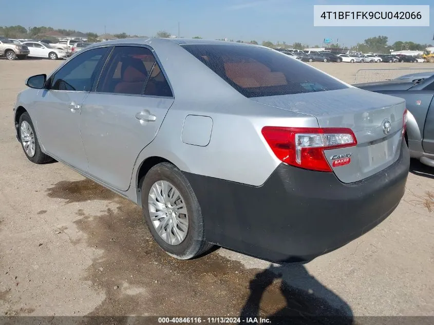 4T1BF1FK9CU042066 2012 Toyota Camry Le