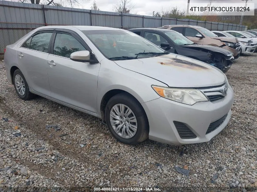 4T1BF1FK3CU518294 2012 Toyota Camry Le