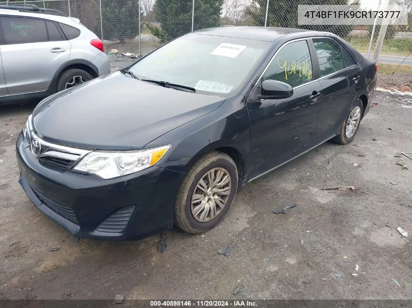 2012 Toyota Camry Le VIN: 4T4BF1FK9CR173777 Lot: 40898146