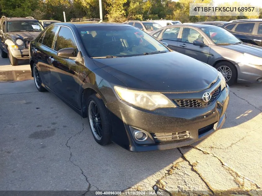 4T1BF1FK5CU168957 2012 Toyota Camry Se Limited Edition