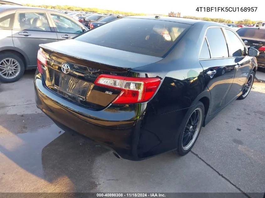 4T1BF1FK5CU168957 2012 Toyota Camry Se Limited Edition