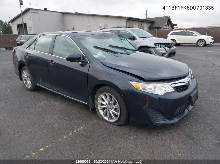 2013 Toyota Camry L/Se/Le/Xle VIN: 4T1BF1FK6DU701335 Lot: 12086038