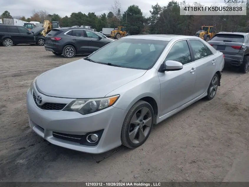 4T1BK1FK5DU528838 2013 Toyota Camry Se/Xle