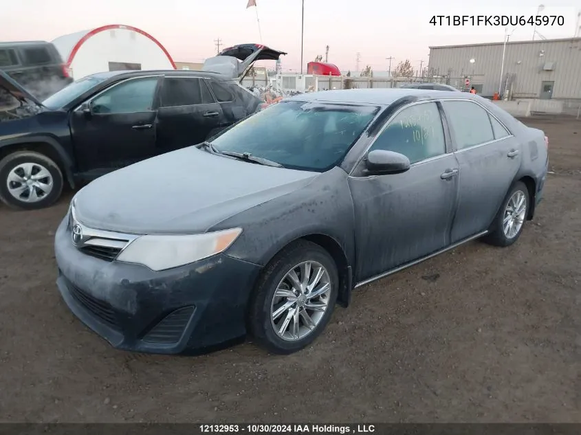 2013 Toyota Camry Le VIN: 4T1BF1FK3DU645970 Lot: 12132953