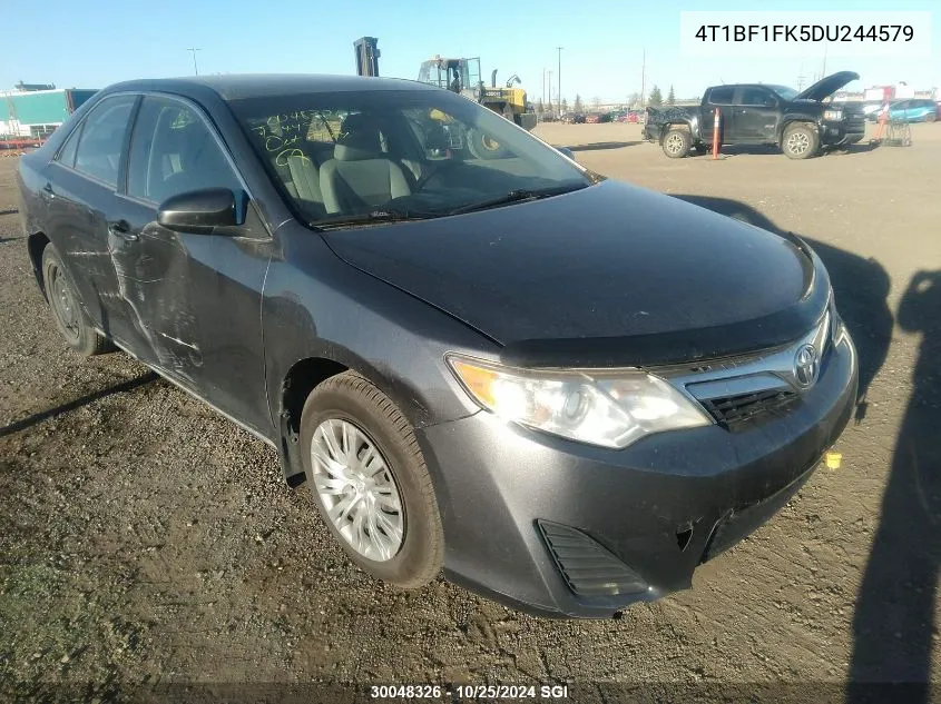 2013 Toyota Camry L/Se/Le/Xle VIN: 4T1BF1FK5DU244579 Lot: 30048326