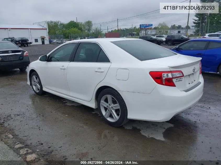 2013 Toyota Camry Se VIN: 4T1BF1FK3DU679293 Lot: 39272995