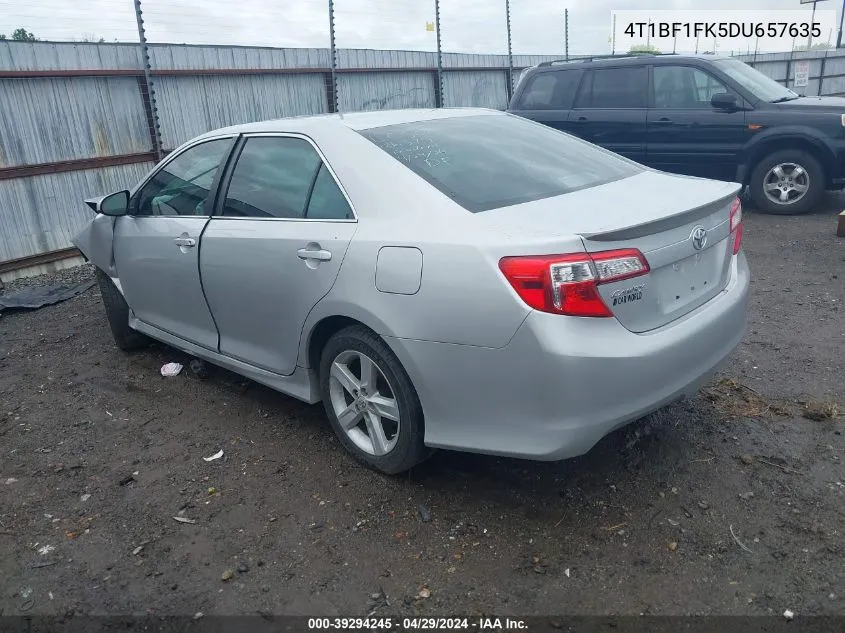 4T1BF1FK5DU657635 2013 Toyota Camry Se