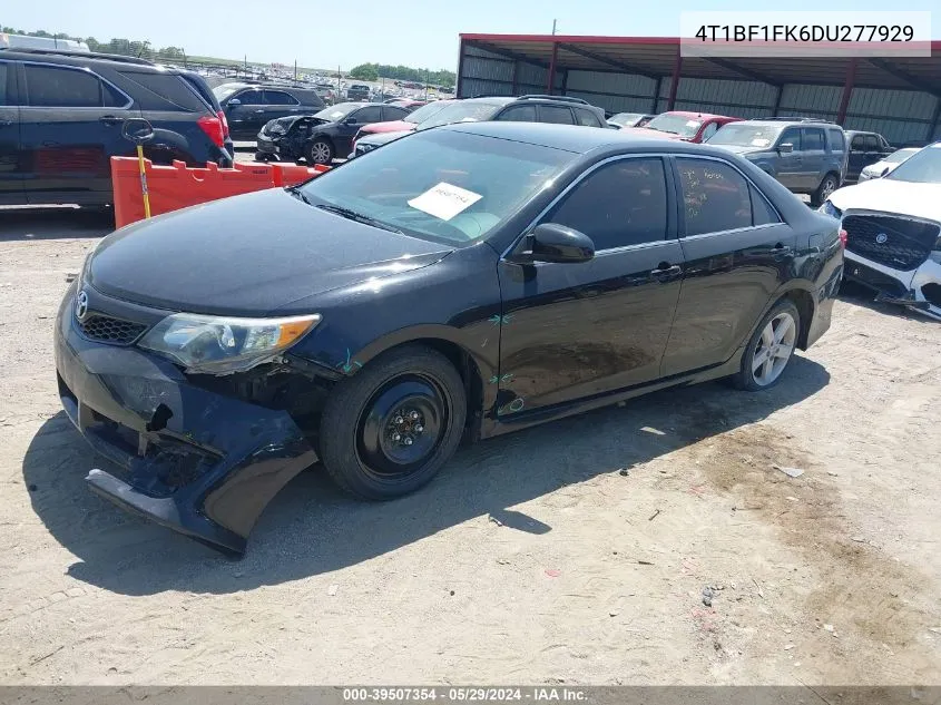 2013 Toyota Camry Se VIN: 4T1BF1FK6DU277929 Lot: 39507354