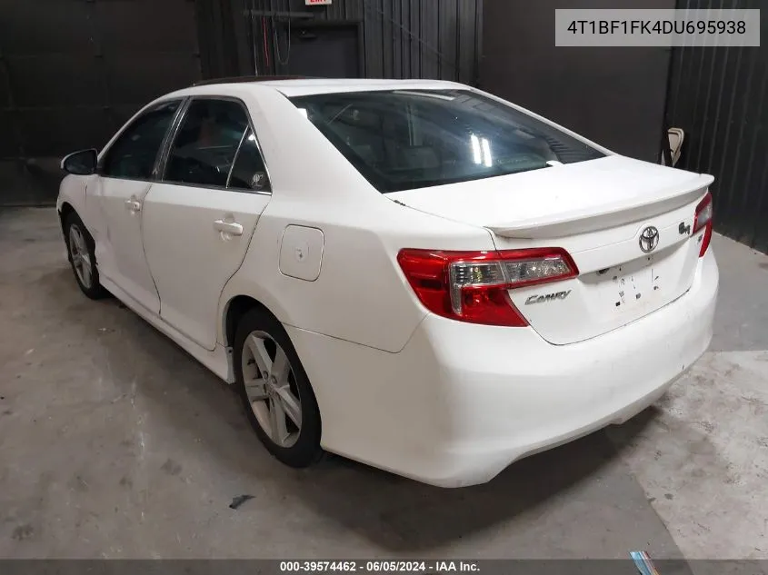 4T1BF1FK4DU695938 2013 Toyota Camry Se