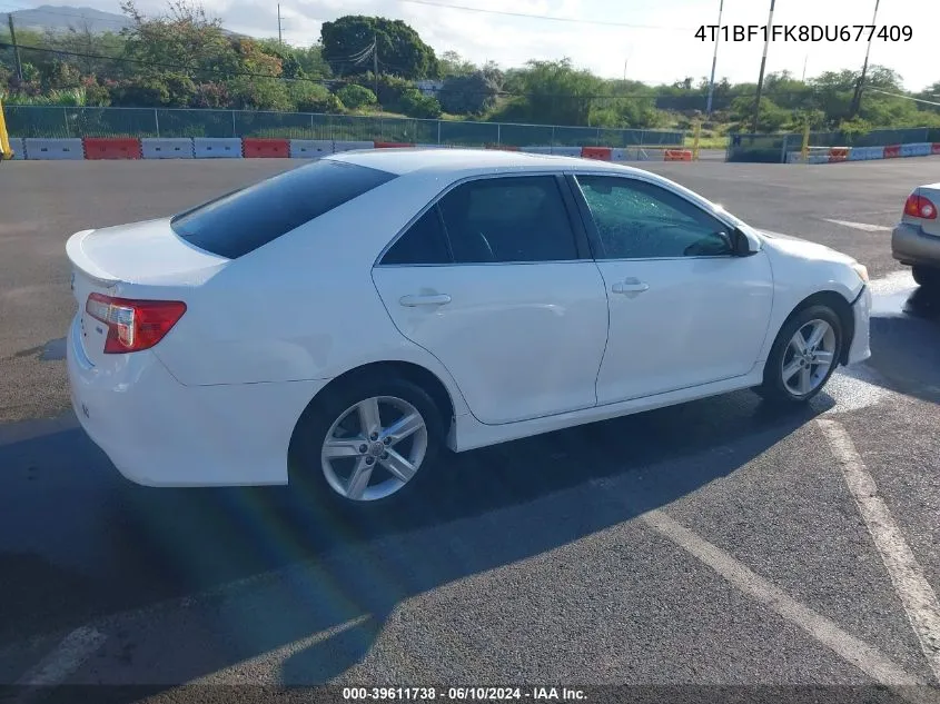 2013 Toyota Camry Se VIN: 4T1BF1FK8DU677409 Lot: 39611738