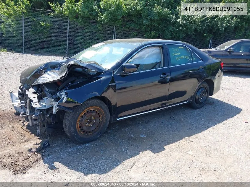 4T1BD1FK8DU091055 2013 Toyota Camry Hybrid Xle