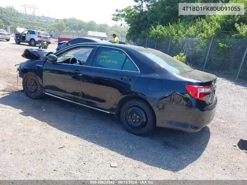 4T1BD1FK8DU091055 2013 Toyota Camry Hybrid Xle