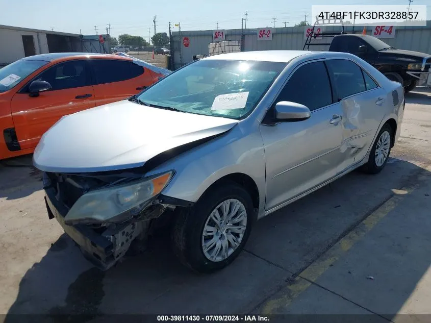 4T4BF1FK3DR328857 2013 Toyota Camry Le