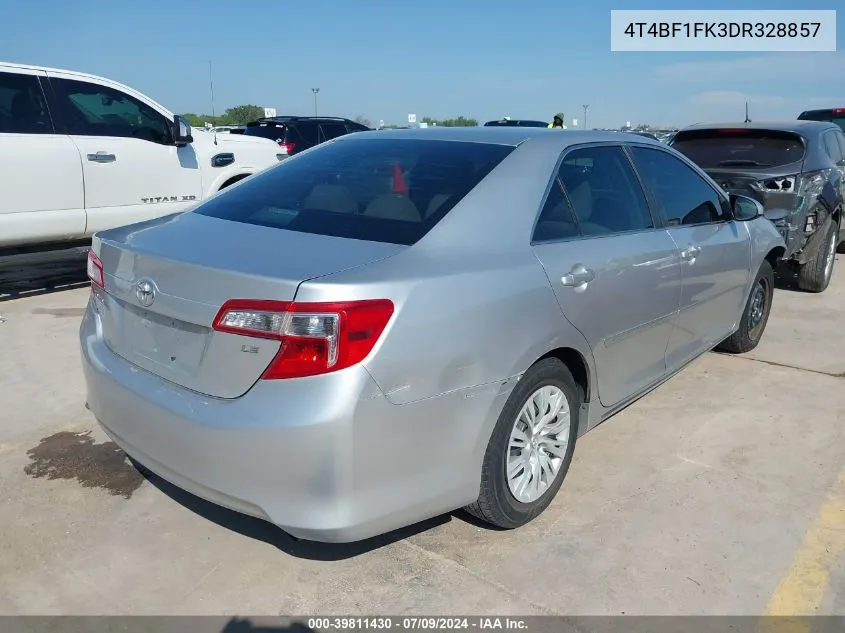 4T4BF1FK3DR328857 2013 Toyota Camry Le