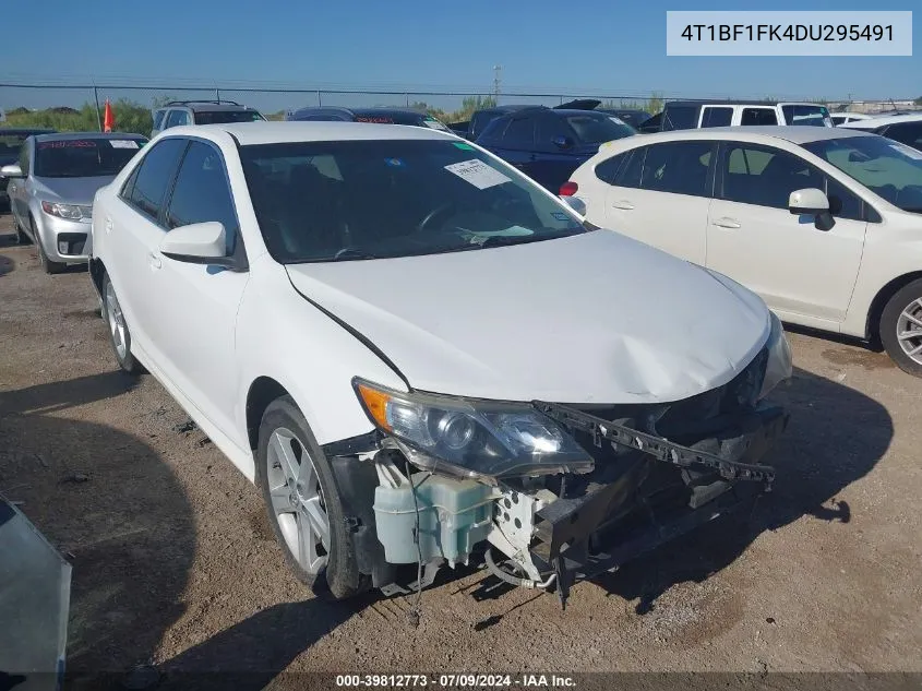 2013 Toyota Camry Se VIN: 4T1BF1FK4DU295491 Lot: 39812773