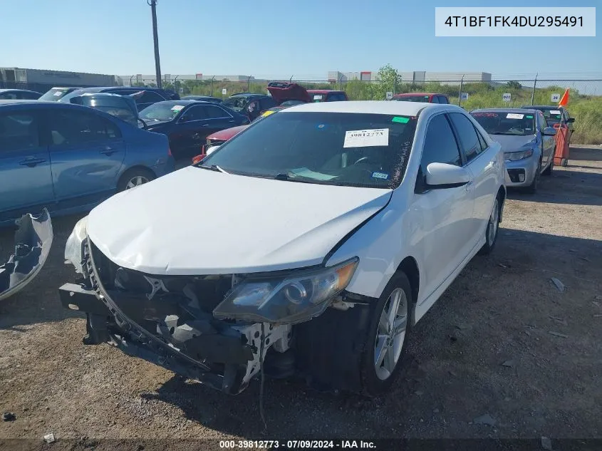 2013 Toyota Camry Se VIN: 4T1BF1FK4DU295491 Lot: 39812773