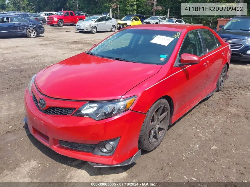 4T1BF1FK2DU709402 2013 Toyota Camry Se