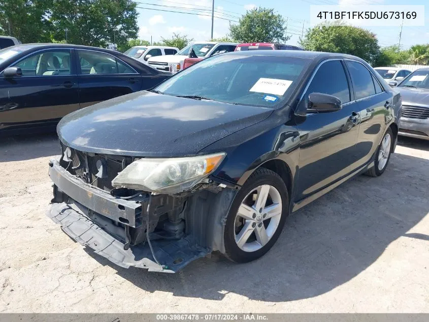 2013 Toyota Camry Se VIN: 4T1BF1FK5DU673169 Lot: 39867478