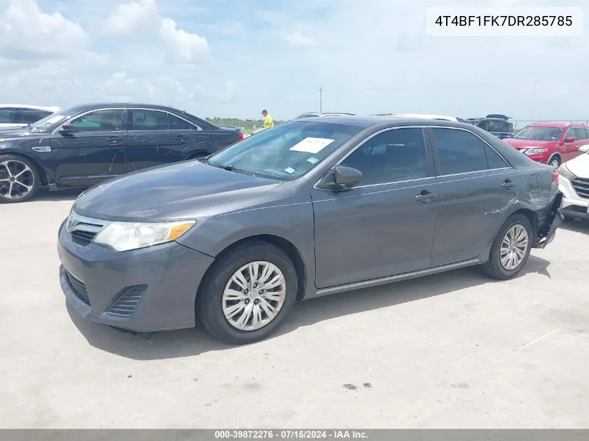 4T4BF1FK7DR285785 2013 Toyota Camry Le