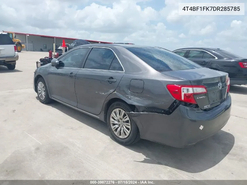 4T4BF1FK7DR285785 2013 Toyota Camry Le