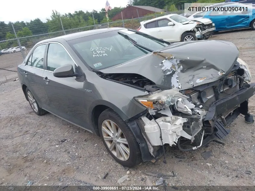 4T1BD1FKXDU090411 2013 Toyota Camry Hybrid Xle