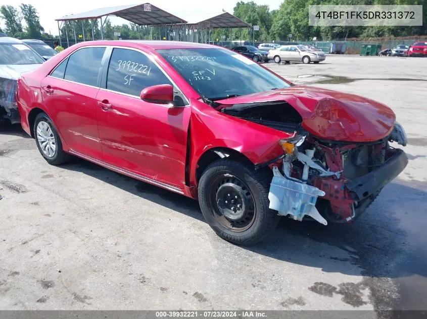 4T4BF1FK5DR331372 2013 Toyota Camry Le