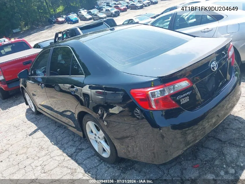 4T1BF1FK9DU204649 2013 Toyota Camry Se