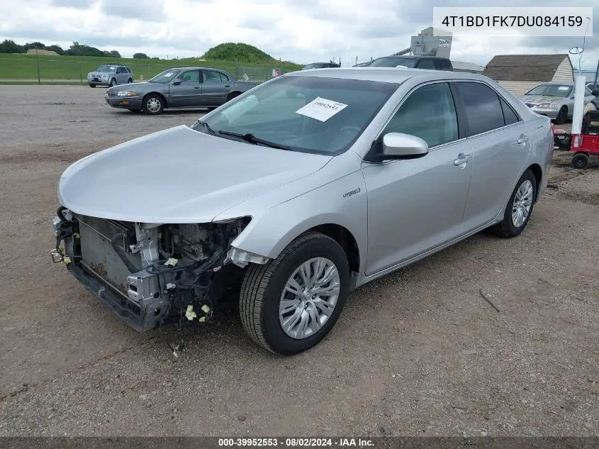 4T1BD1FK7DU084159 2013 Toyota Camry Hybrid Le