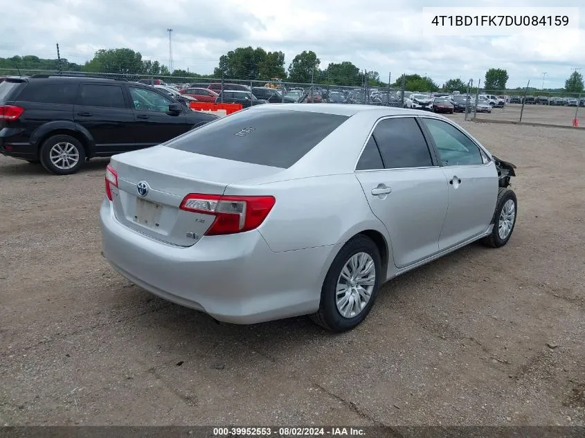 2013 Toyota Camry Hybrid Le VIN: 4T1BD1FK7DU084159 Lot: 39952553