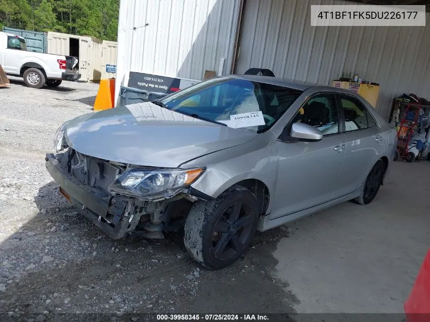 2013 Toyota Camry Se VIN: 4T1BF1FK5DU226177 Lot: 39958345